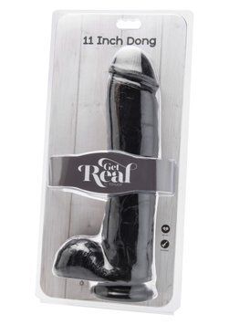 Фаллоимитатор Get Real 11 Inch Dong, 29 см (черный) 13458 фото