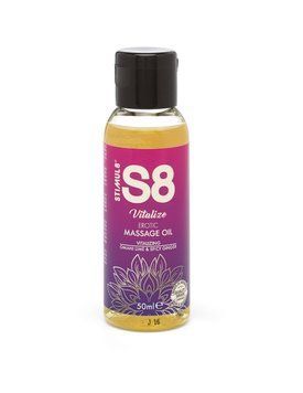 Масажне масло S8 Massage Oil Omani Lime & Spicy Ginger, 50 мл 78126 фото
