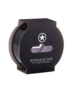 Бондажна стрічка Ouch! Non Sticky Bondage Tape, 17.5 см (чорний) 40068_EU фото