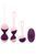 Набор вагинальных шариков Pleasures Premium Kegel Collection, 3 шт (фиолетовый) 47286 фото
