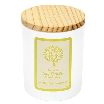 Свічка Aurora Natural Soy Candle апельсин та кориця, 150 г 124916 фото
