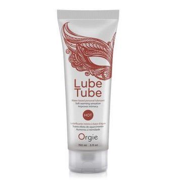 Зігрівальний лубрикант на водній основі Orgie Lube Tube Hot, 150 мл 17020 фото
