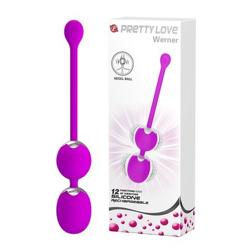 Вагинальные шарики Pretty Love Werner Kegel Ball, 20.5 см (фиолетовый) 7722 фото