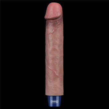 Вібратор Lovetoy Real Softee 9" Platinum Silicone, 22.8 см (коричневий) 22371 фото