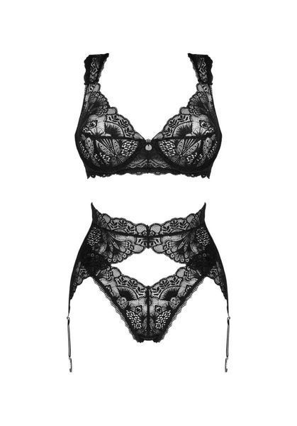 Эротический комплект нижнего белья Obsessive Donna Dream, XS/S (черный) 33726 фото