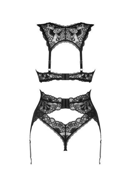 Эротический комплект нижнего белья Obsessive Donna Dream, XS/S (черный) 33726 фото