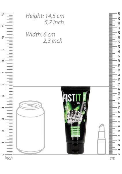 Лубрикант на водной основе Shots Fist It CBD, 100 мл 80250 фото