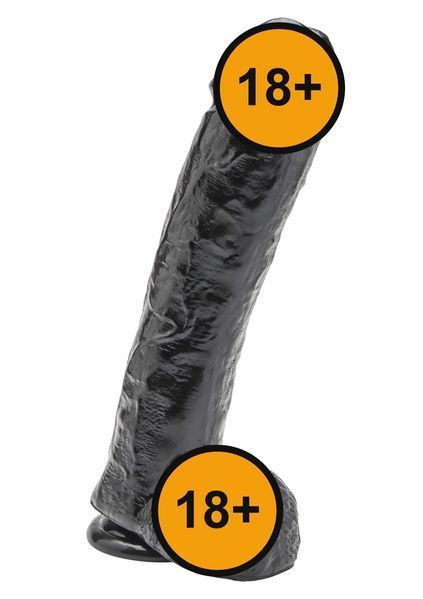 Фаллоимитатор Get Real 11 Inch Dong, 29 см (черный) 13458 фото