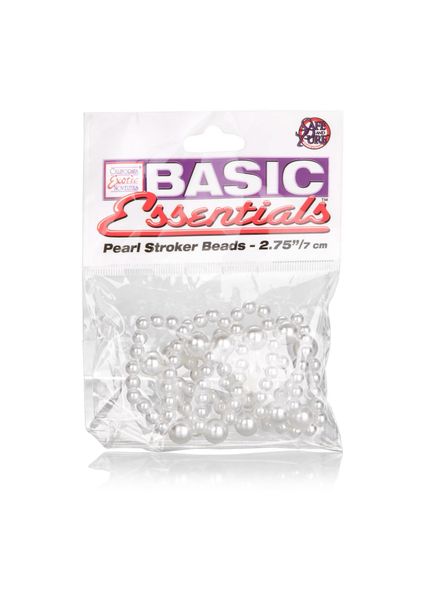 Насадка на пеніс CalExotics Basic Essentials Pearl Stroker Beads, 7 см (білий) 4308 фото