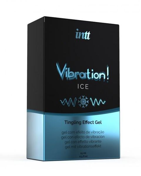 Жидкий вибратор Intt Vibration Ice мята, 15 мл 8475 фото