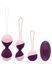 Набор вагинальных шариков Pleasures Premium Kegel Collection, 3 шт (фиолетовый) 47286 фото 1