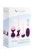 Набор вагинальных шариков Pleasures Premium Kegel Collection, 3 шт (фиолетовый) 47286 фото 4