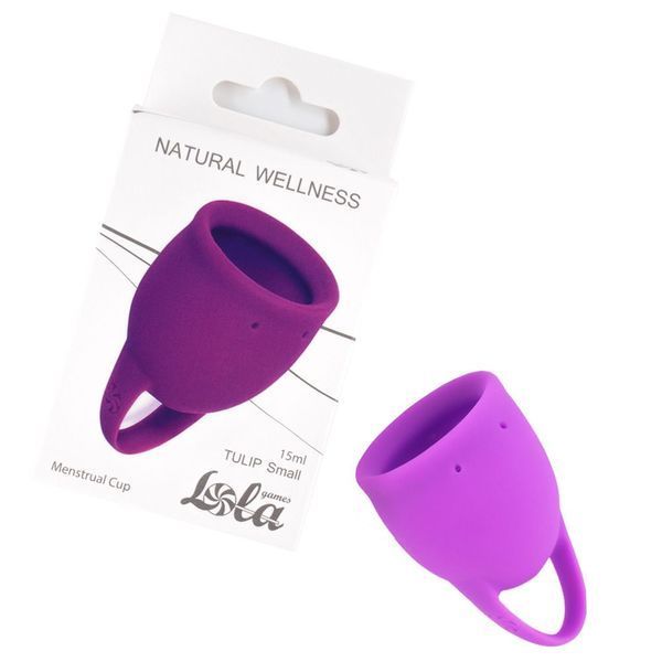 Менструальна чаша Lola Games Natural Wellness Magnolia, 15 мл (фіолетовий) 122318 фото