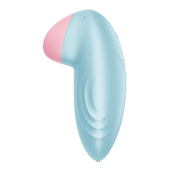 Вибратор для клитора Satisfyer Tropical Tip, 8,5 см (голубой) 14887 фото