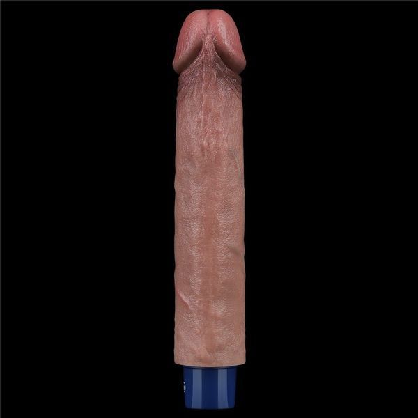 Вибратор Lovetoy Real Softee 9" Platinum Silicone, 22.8 см (коричневый) 22371 фото