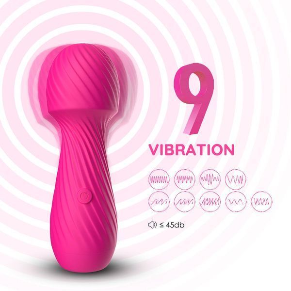 Вибратор для клитора Boss Series Wand, 13,5 см (розовый) 12948_EU фото