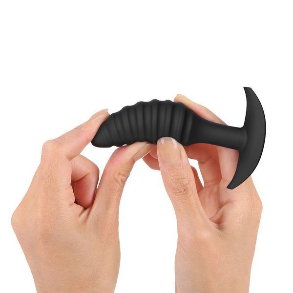 Анальная пробка Dorcel Spiral Plug, 10,6 см (черный) 36946 фото