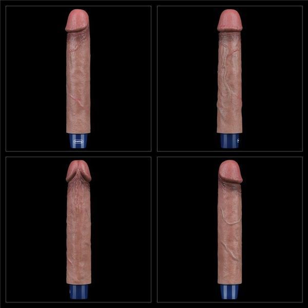 Вибратор Lovetoy Real Softee 9" Platinum Silicone, 22.8 см (коричневый) 22371 фото