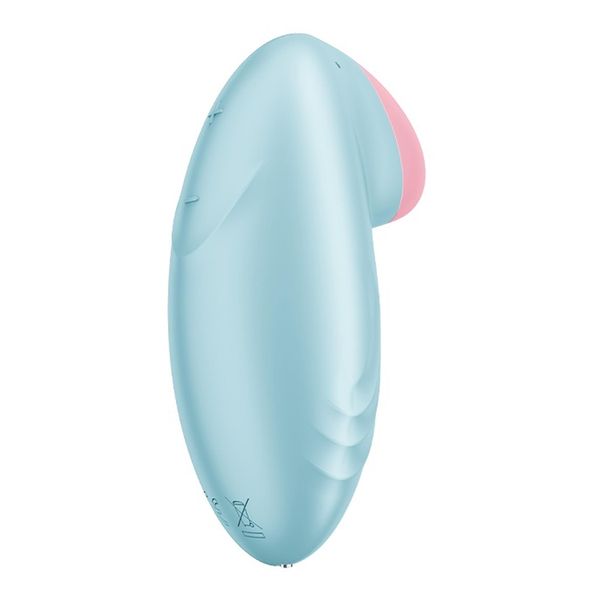 Вибратор для клитора Satisfyer Tropical Tip, 8,5 см (голубой) 14887 фото