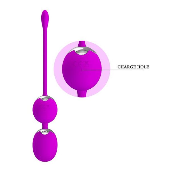 Вагинальные шарики Pretty Love Werner Kegel Ball, 20.5 см (фиолетовый) 7722 фото