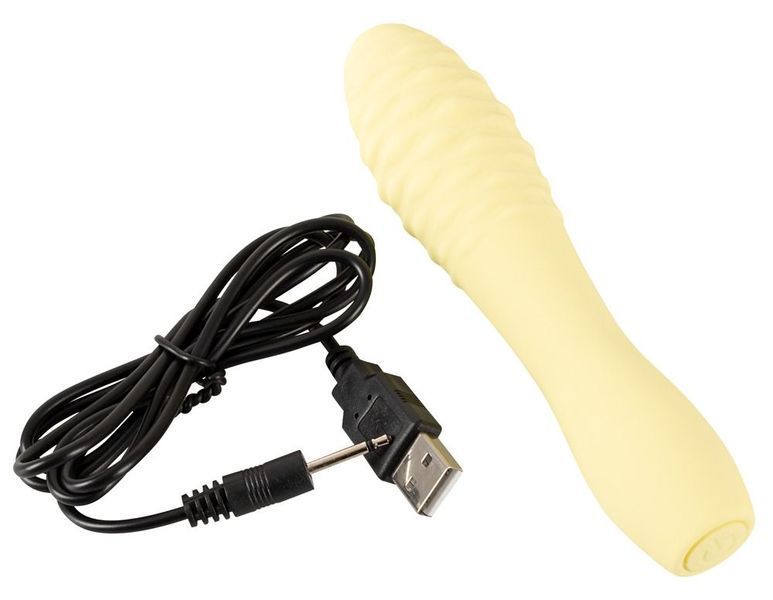 Міні-вібратор Cuties Mini Vibrator, 14,2 см (жовтий) 27366 фото