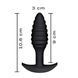 Анальная пробка Dorcel Spiral Plug, 10,6 см (черный) 36946 фото 5