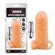 Насадка на пеніс Superme Vibrating Warrior Sleeve, 14 см (тілесний) 54236 фото 1