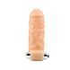 Насадка на пеніс Superme Vibrating Warrior Sleeve, 14 см (тілесний) 54236 фото 6