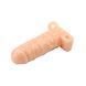 Насадка на пеніс Superme Vibrating Warrior Sleeve, 14 см (тілесний) 54236 фото 5