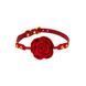 Кляп в форме розы Zalo & Upko Rose Ball Gag Red Straps (красный) 34751 фото 1