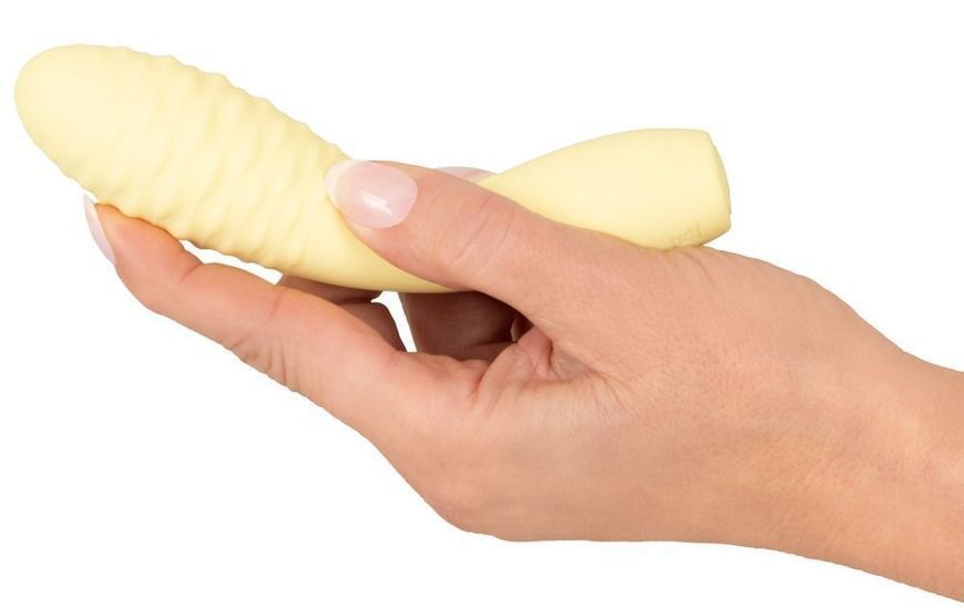 Міні-вібратор Cuties Mini Vibrator, 14,2 см (жовтий) 27366 фото