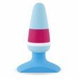 Анальная пробка FeelzToys Plugz Butt Plug, 7 см (голубой) 25078 фото