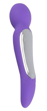 Универсальный массажёр Sweet Smile Rechargeable Dual Motor Vibe, 22 см (фиолетовый) 5022 фото