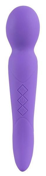 Универсальный массажёр Sweet Smile Rechargeable Dual Motor Vibe, 22 см (фиолетовый) 10044 фото