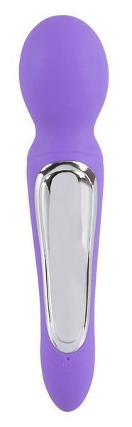 Универсальный массажёр Sweet Smile Rechargeable Dual Motor Vibe, 22 см (фиолетовый) 10044 фото