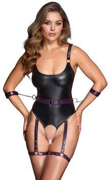 Боди Cottelli Bondage, S (черный) 203696 фото