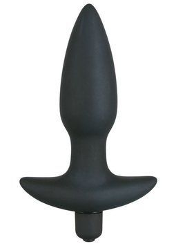 Анальная пробка Black Velvet Medium, 15 см (черный) 5385_EU фото
