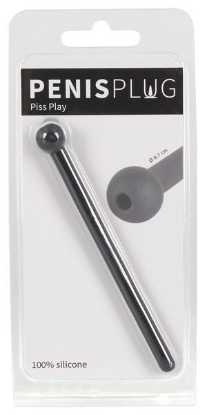Уретральний стимулятор Orion Penis Plug Piss Play, 11,8 см (чорний) 15850 фото
