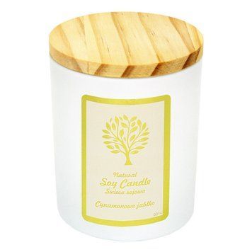 Свічка Aurora Natural Soy Candle яблуко з корицею, 150 г 124918 фото