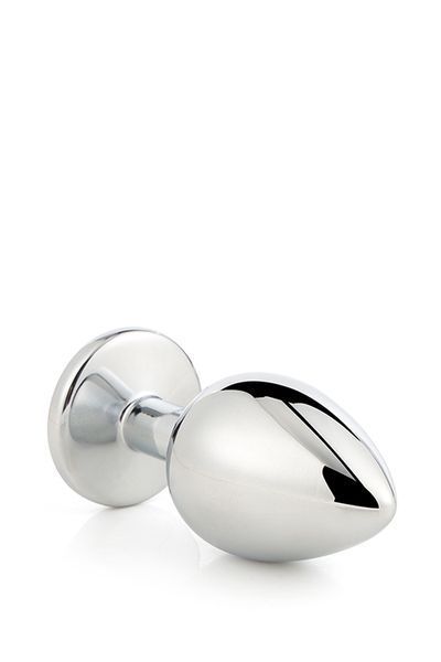 Анальна пробка Gleaming Love Silver Plug Medium, 8.3 см (прозорий) 10658_EU фото