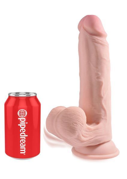 Фаллоимитатор King Cock 3D Cock Swinging Balls, 26 см (телесный) 34625_EU фото