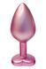 Анальна пробка Gleaming Love Pearl Pink Plug S, 7.1 см (рожевий) 63638 фото 1