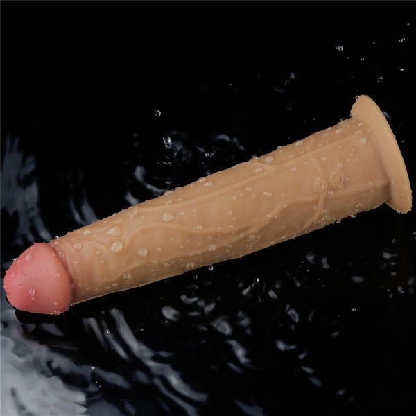 Реалистичный вибратор LoveToy Nature Cock, 23 см (телесный) 28766 фото