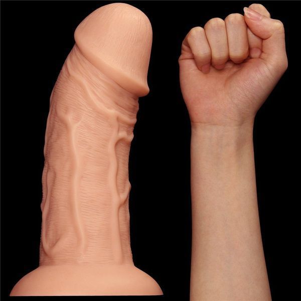 Реалистичный фаллоимитатор на присоске LoveToy Realistic, 24 см (телесный) 22106 фото Реалистичный фаллоимитатор на присоске LoveToy Realistic, 24 см (телесный) 22106 фото