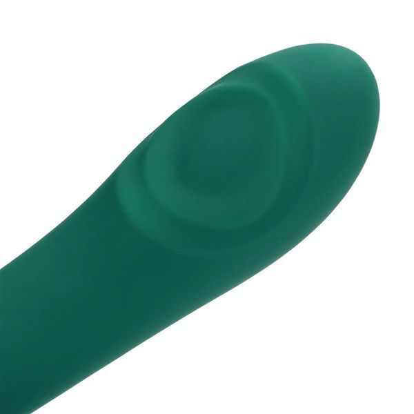 Вібратор Loveline Pulse Wave G-Spot, 22.4 см (зелений) 217738 фото