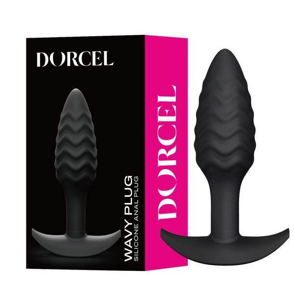 Анальна пробка Dorcel Wavy Plug, 10,6 см (чорний) 18475_EU фото
