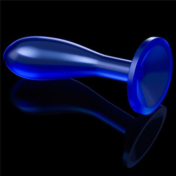 Анальна пробка Flawless Clear Anal Plug 6'', 15 см (синій) 47667 фото