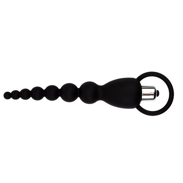 Анальний ланцюжок Black Mont Elite Power Beads, 19.5 см (чорний) 54318 фото
