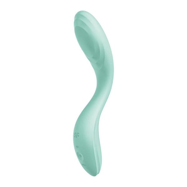 Вибратор для точки G Satisfyer Rrrolling Pleasure, 22 см (мятный) 13432 фото