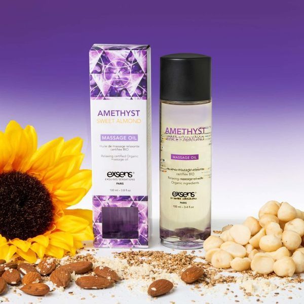 Массажное масло Exsens Amethyst Sweet Almond, 100 мл 35364 фото